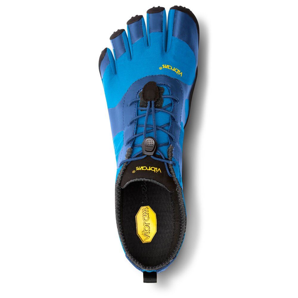 Vibram Five Fingers Mens V-Alpha - Hiking Shoes Blue/Black - DWE394017